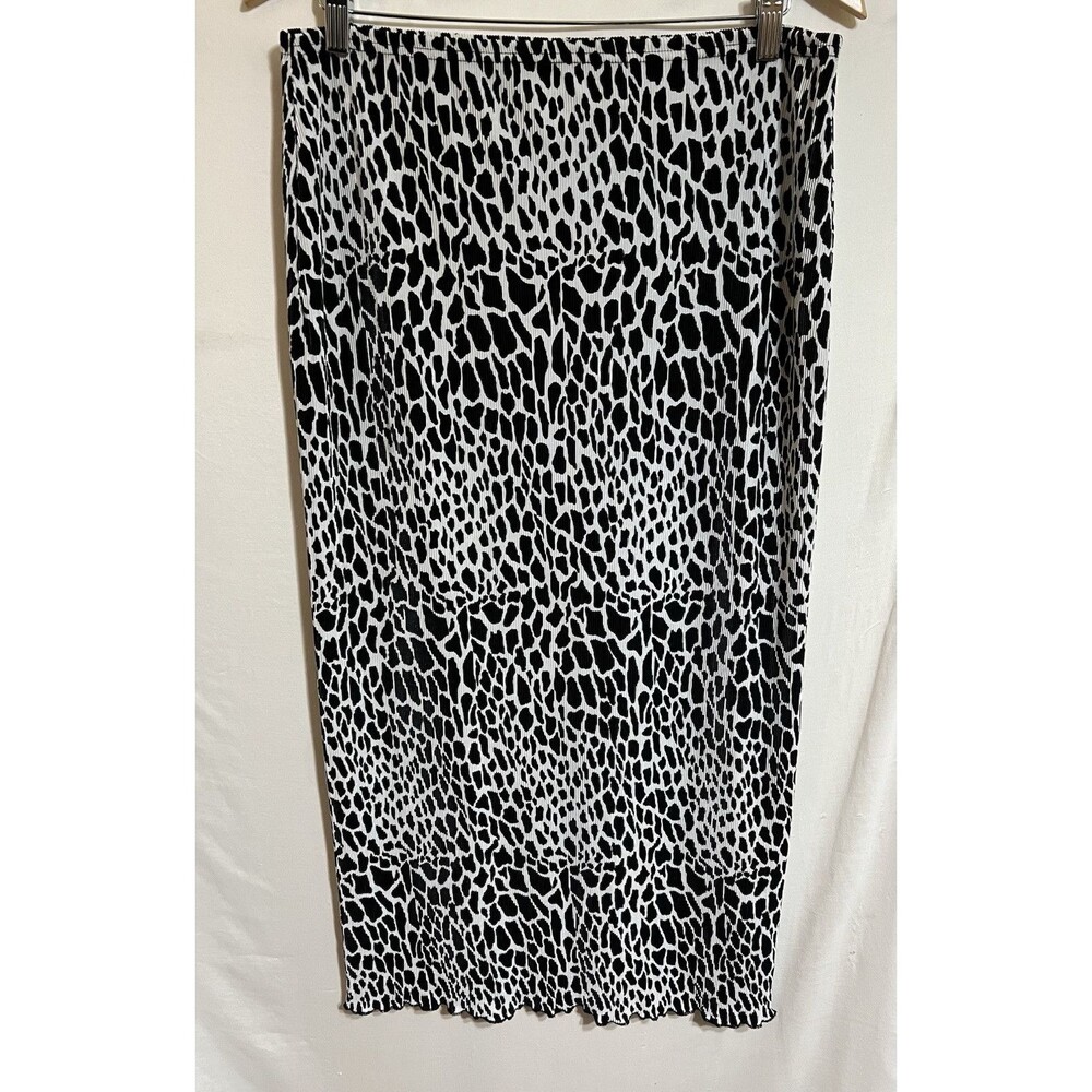 Long Stretch Elastic Waist, Leopard Maxi Boho Western Festival Cheetah Animal M